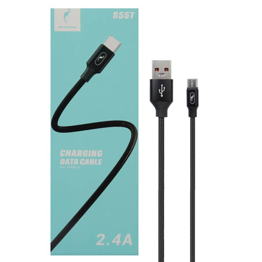 کابل تایپ سی فست شارژ مدل Sky Dolphin S55T Type-C Cable