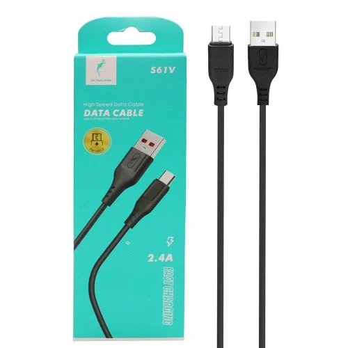 کابل میکرو یو اس بی فست شارژ مدل Sky Dolphin S61V Micro USB Cable