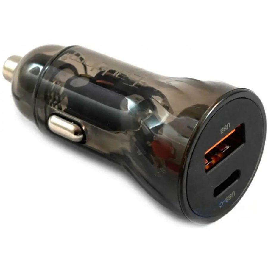 شارژ فندکی تایپ سی و یو اس بی 48 وات ارلدام مدل Earldom ES-CC17 Car Charger USB C+A