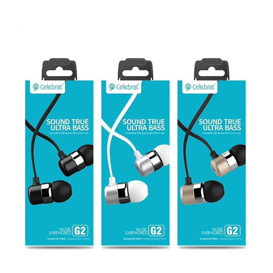 هندزفری سیمی سلبریت مدل Celebrat G2 Earphones