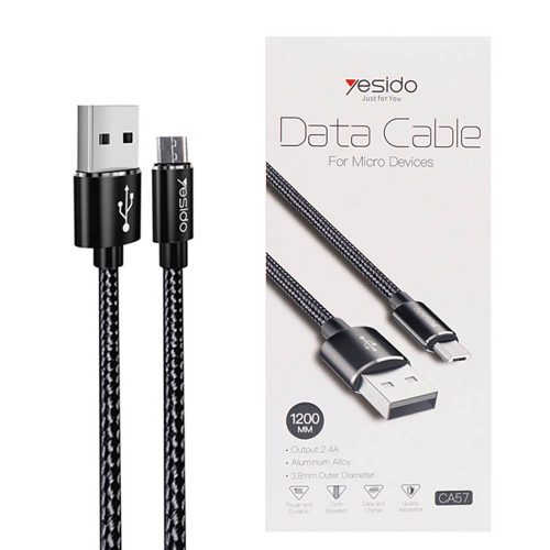 کابل USB به Type-C یسیدو مدل YESIDO CA57 USB to USB-C/Type-C Charging Cable