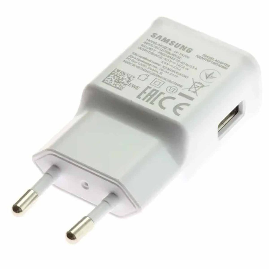 آداپتور شارژر سامسونگ 2 پین مدل Samsung Fast Charging Adapter EP-TA200