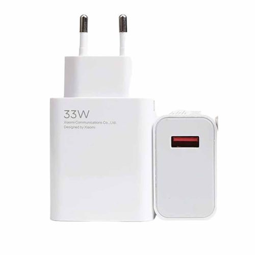 آداپتور شارژ شیائومی ۳۳W فست شارژ مدل Original 33w Fast Charger Eu Flash Charge 4.0 Wall Adapter