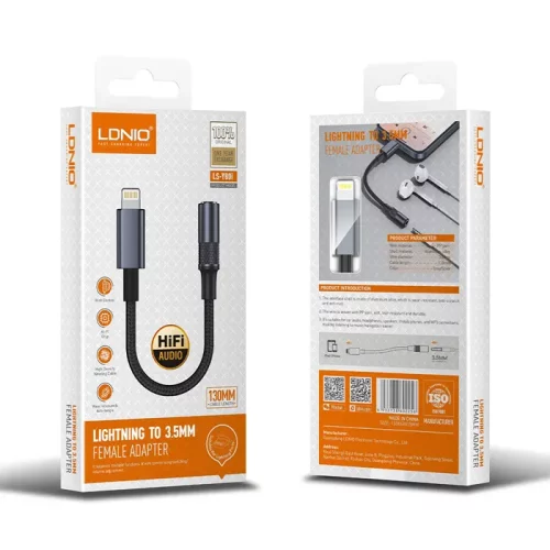 Ldnio Y80i Lightning to 3.5mm Female Adapter