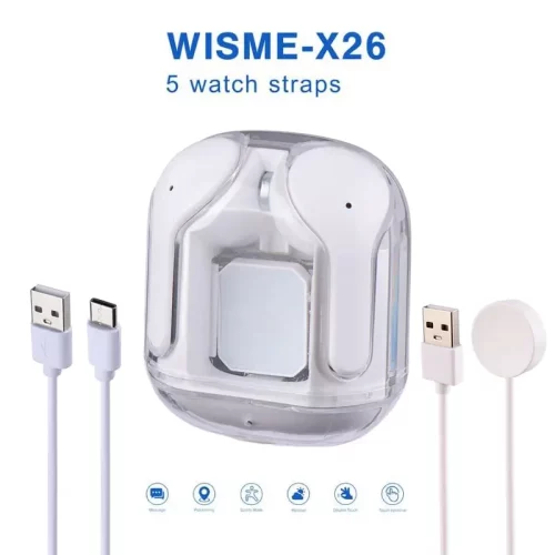 ساعت هوشمند wisme مدل ws-x26 با ایرپاد