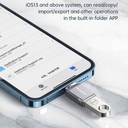 مبدل usb به لایتینینگ مک دودو مدل ot 8600