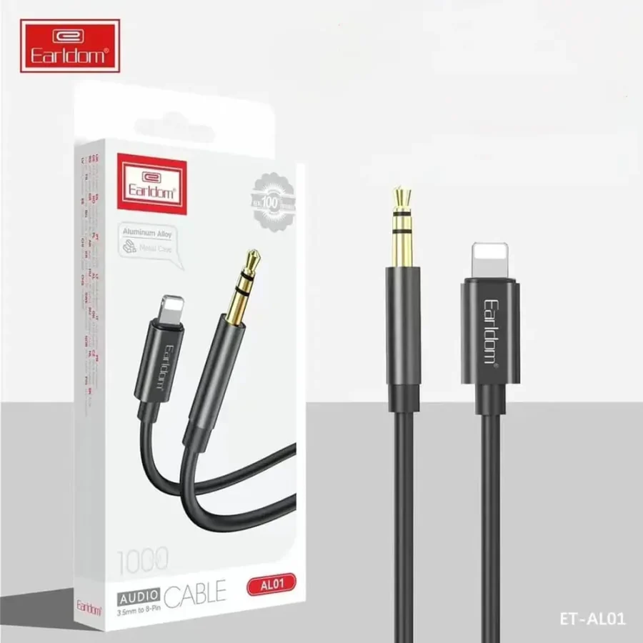 کابل تبدیل Lightning به AUX ارلدام AL01