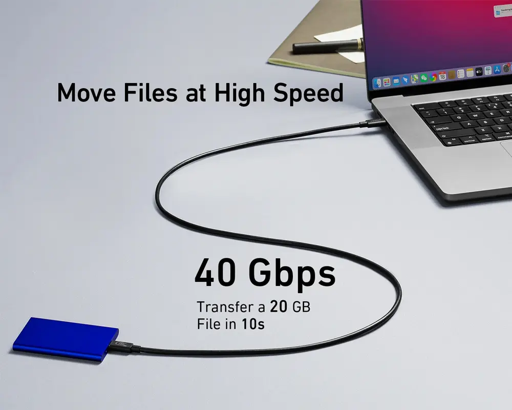 کابل تاندربولت تایپ سی