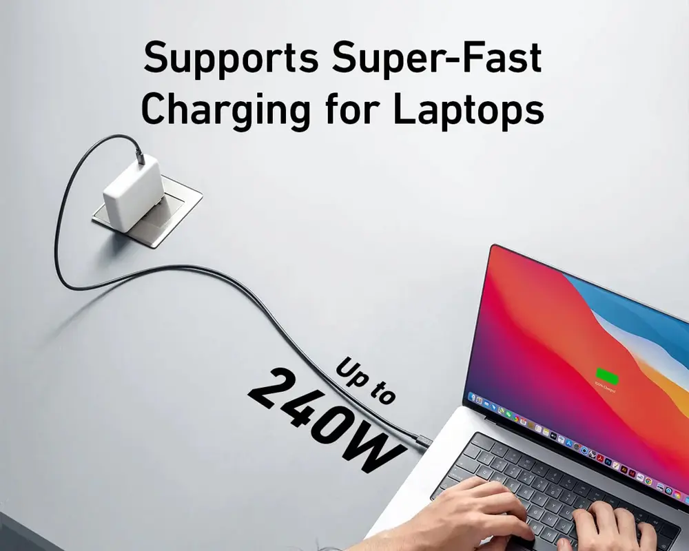 کابل 240 وات تایپ سی